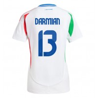 Fotbalové Dres Itálie Matteo Darmian #13 Dámské Venkovní ME 2024 Krátký Rukáv